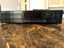 Pioneer PD-4300 CD Player Black Digital Filter Stereo RCA Outputs