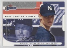 2001 Fleer Game Time Next Pair 184/2000 Randy Keisler Roger Clemens #100 h3a
