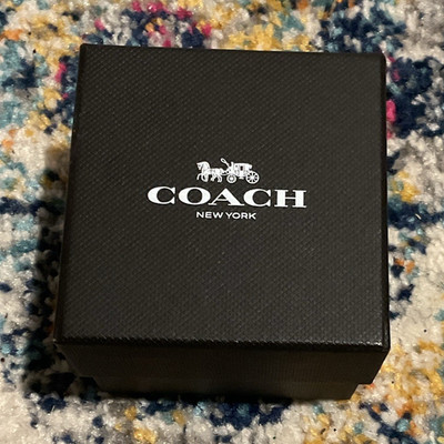 Coach Black Presentation Box for 1-3 Watches with Pillow Insert