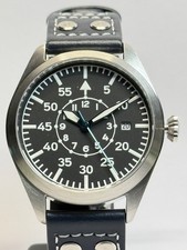 Orologio aviatore 40mm fatto a mano, vetro zaffiro, Miyota 8215, ottima qualità, garanzia