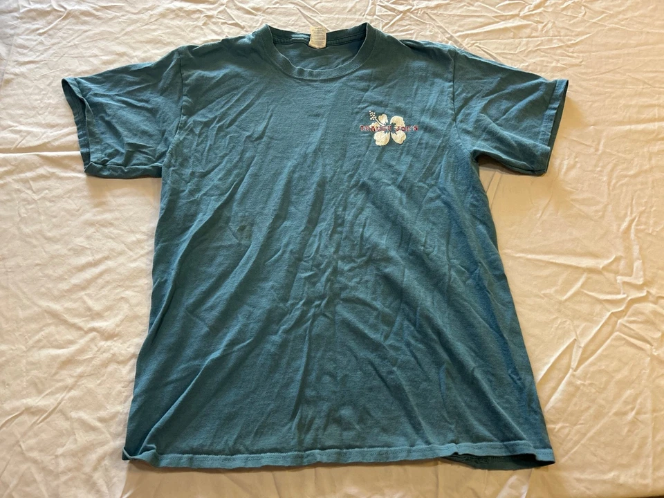 Футболка с коротким рукавом Trader Joe's большая цвет морской волны синий - Изображение 2 из 2