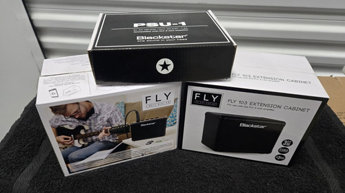 L00K Blackstar FLY FULL SET NEW Amp, Ext Cab and Power Supply