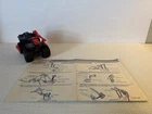 COBRA FERRET ATV w/Blueprint Vintage 1985 Hasbro G.I.Joe ARAH Complete