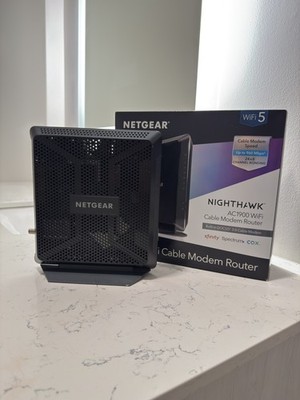 NETGEAR Nighthawk AC1900 Cable Modem Router DOCSIS 3.0 Dual-Band 1900Mbps