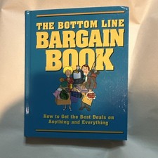The Bottom Line Bargain Book by Bottom Line Hardcover Deals Money Shopping