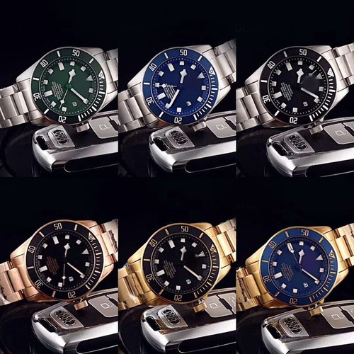Stainless steel mechanical 3-pin pointer business men's sports outdoor watch - 第 2/31 張圖片