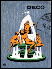 Vintage Circa 1915–1925 Likely France, Belgium, Or Germany Poster Stamp Deco