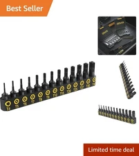 13-Piece Security Torx Bit Set | Tamper Resistant S2 Steel T4-T40 | CNC Machined