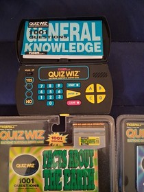 2 Used Quiz Wiz  Handheld  Consoles And 6 Unopened Games And The Books