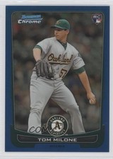 2012 Bowman Draft Chrome Blue Refractor 152/250 Tommy Milone Tom Milone #44 1c6