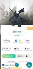 ✨ Zekrom White BackGround( Non-shiny)  ✨ Instant Deliver  ✨ Pokemon Trad...