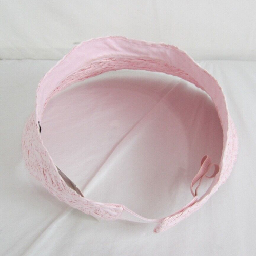 Woven Pink Straw Sun Visor Hat By A New Day - Picture 12 of 12