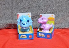 2 NEW LITTLE PEOPLE FISHER PRICE DINOSAURS