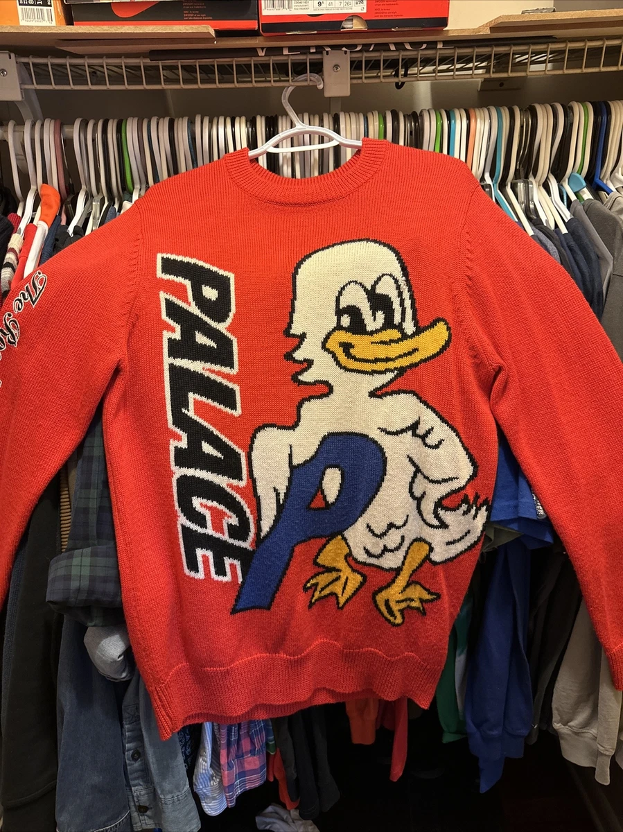 Palace Duck Out Knit Red FW19 L