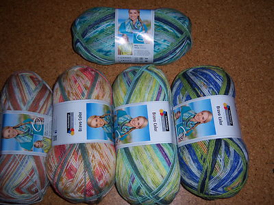 30  /1 kg Bravo Color Wolle Schachenmayr 200 g Polyacryl 