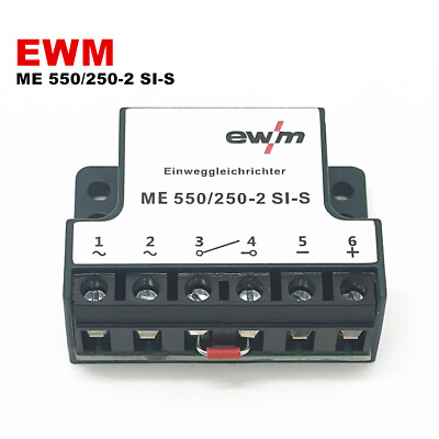 EWM Einweggleichrichter ME 550/250-2 SI-S half-wave brake rectifier module
