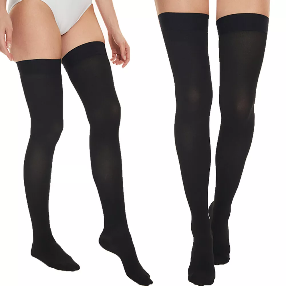 Over The Knee Tights with Integrated Socks