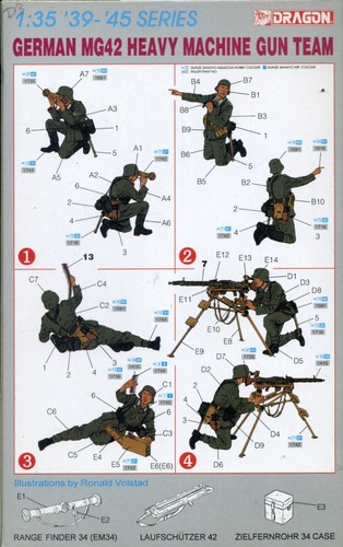 oop Dragon 6064 1/35 German MG42 Heavy MG Team - WW2 German Army Figures - Picture 3 of 4