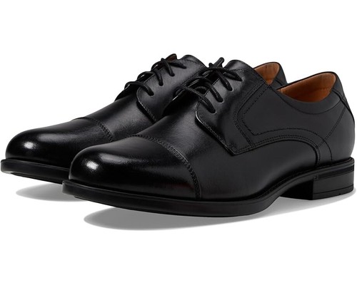 Florsheim Herren Midtown Kappe Zehe Oxford schwarz Größe 8 EEE Weite neu im Karton!!