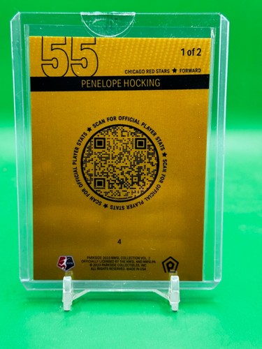 Penelope Hocking 2023 NWSL Parkside Vol 2 Black Onyx 1/2 | 1 of 2 - Picture 2 of 6