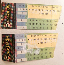 Journey at Brendan Byrne Arena 5/6/1983 (2) Ticket Stubs - STEVE PERRY