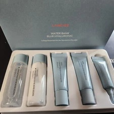 Laneige Water Bank BLUE HYALURONIC 5STEP ESSENTIAL KIT FOR Normal to Day skin
