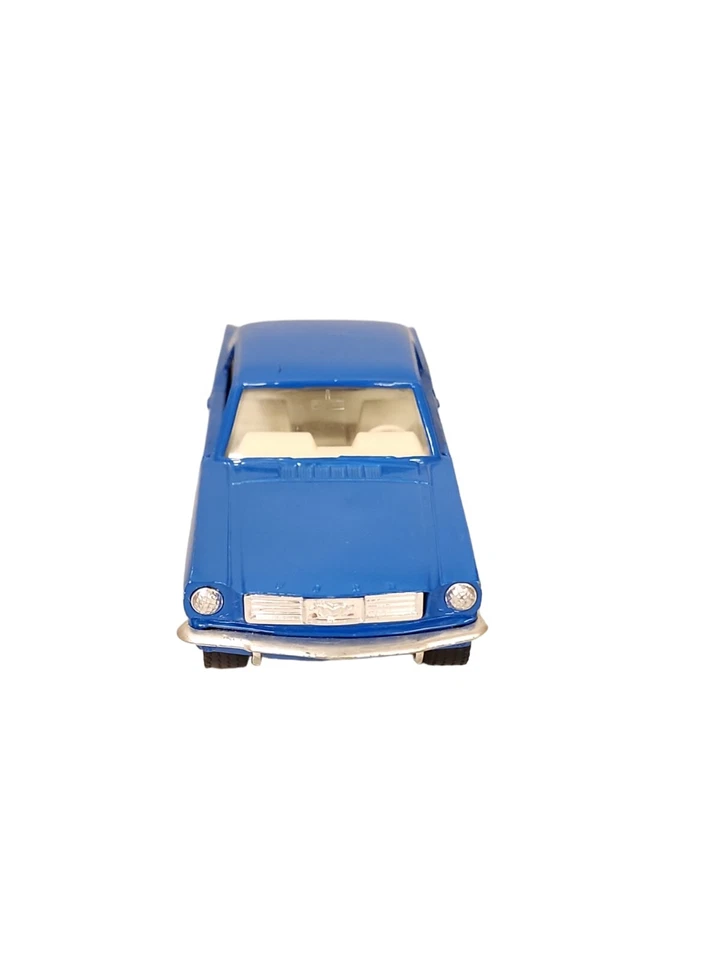Vintage Majorette 1965 Ford Mustang Blue 1/32 Scale Diecast - Image 2 of 4