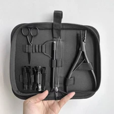 Hair Extension Plier Kit with Hair Sectioning Clips Microlink Pliers Hair