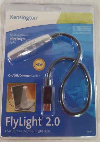 Kensington 33120 FlyLight USB 2.0 Notebook Light PC/Mac Ultra Bright LED's - 第 1/4 張圖片