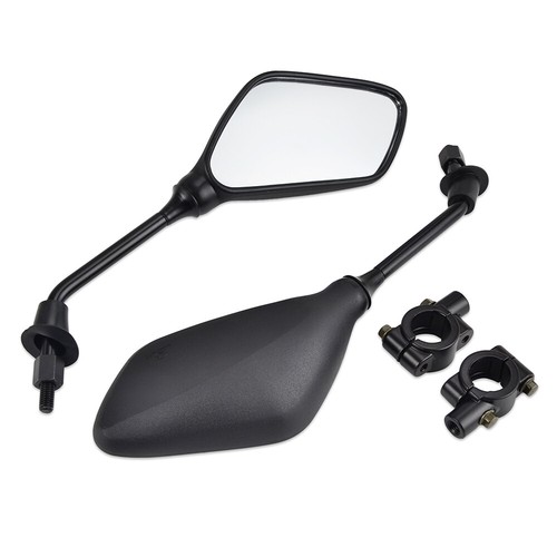 Rétroviseur Universel M8 Pour Moto, ATV, Quad, Scooter - Fixation Guidon 7/8", Noir