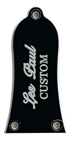 For Gibson Epiphone Guitar Truss Rod Cover 3 Holes Style Black Guitar Pickguard