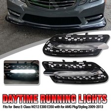 Led Daytime Light Fog Lamp For Benz W212 Sport E250 E300 E350 Bumper 2009-2013