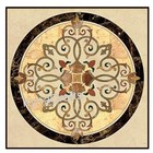 Square Marble Coffee Table Top Modern Art Patio Table for Garden Area Decor