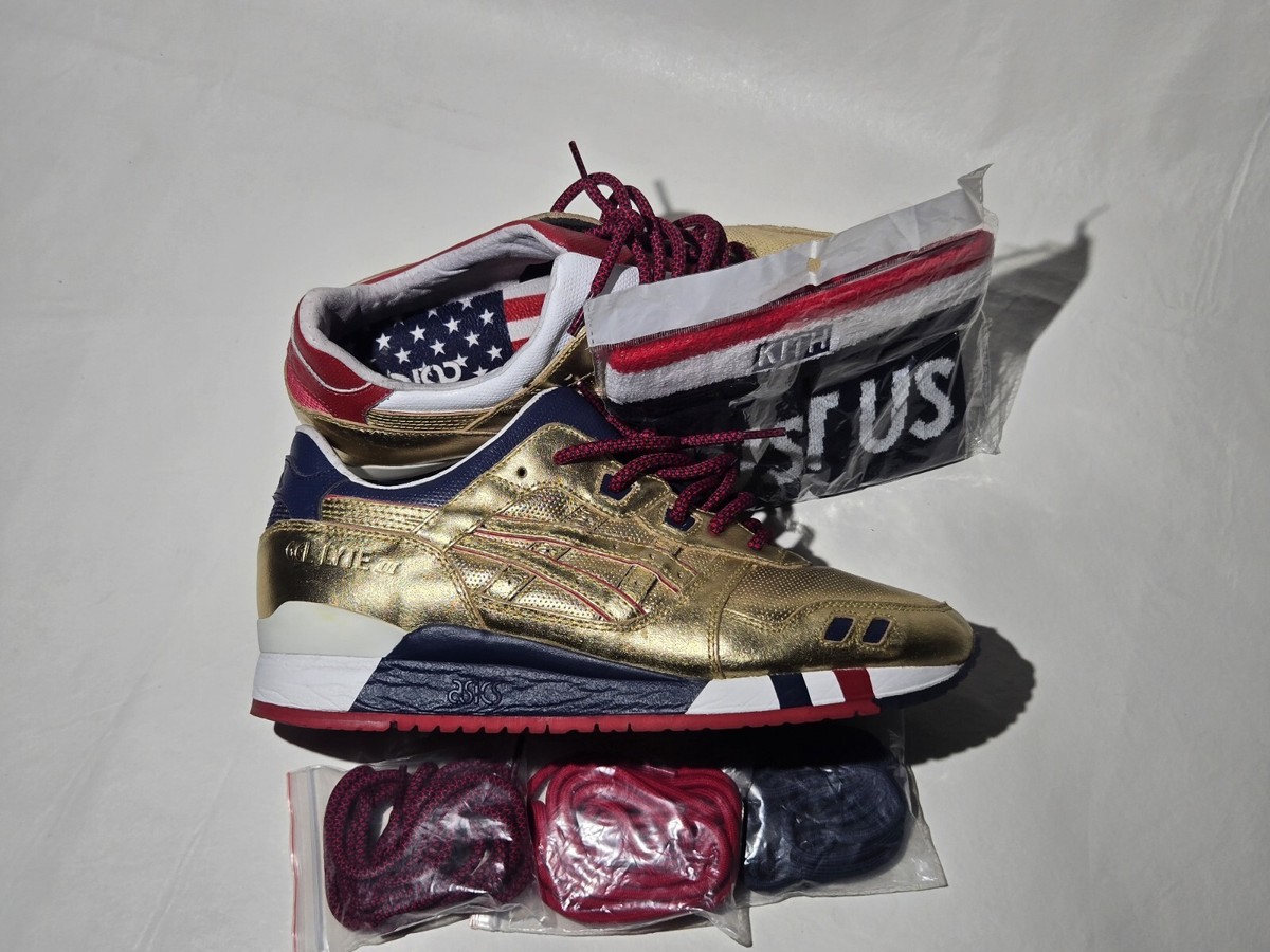 Asics x Fieg Gel Lyte 3 “USA” FIFA World Cup Kith Concepts Size