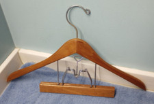 Helmsley Hotels Suit Wood Wooden Hanger with Pants Hanger