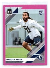 2019 Donruss Optic #117 Dakota Allen Pink