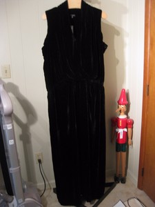 petite velvet maxi dress