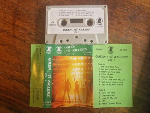 Queen - Live Killers Vol. 1 - Rare cassette not on Discogs - Afbeelding 1 van 1