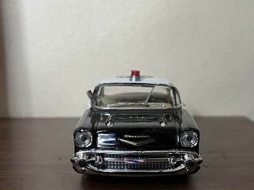 1957 Bel Air Die Cast Police Car w/Pull Back Action 1:40 5" Long Mayberry - Picture 2 of 11