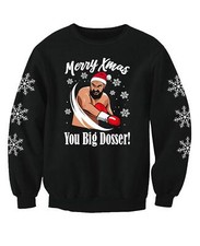 Boxing Christmas Jumper Tyson Big Dosser Printed Sweatshirt