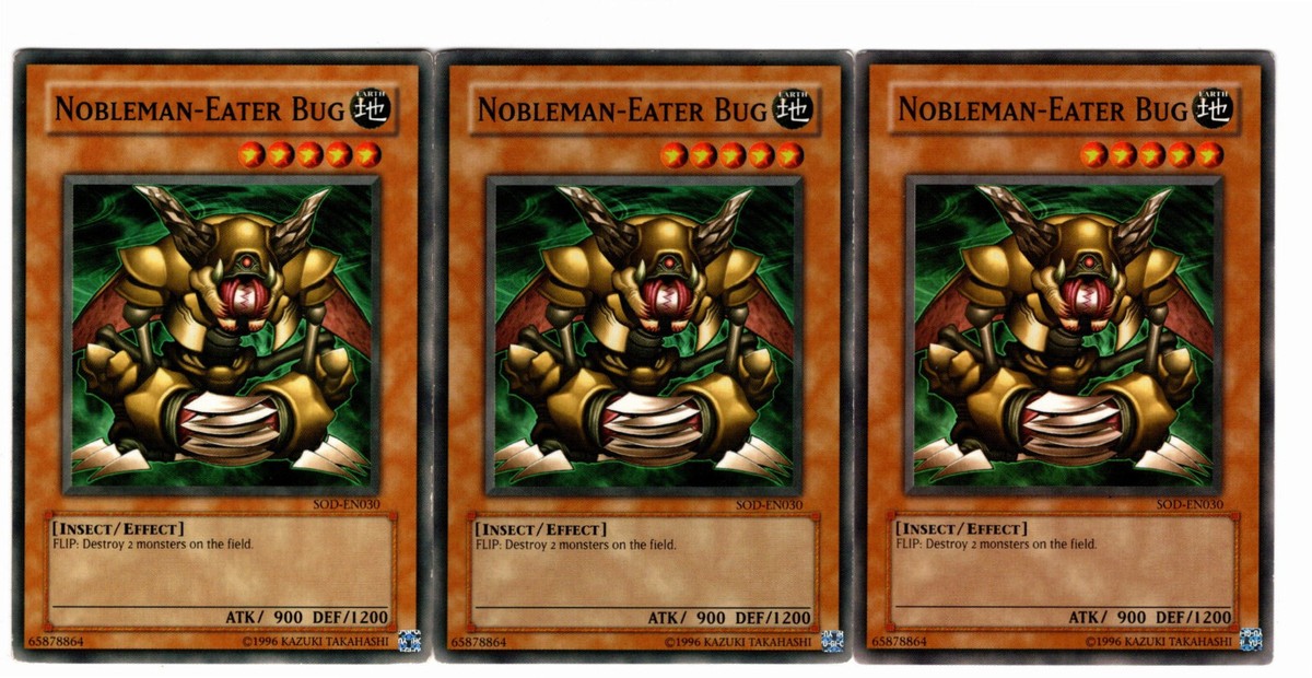 SOD-EN030 Common Unlimited Yu-Gi-Oh! Nobleman-Eater Bug Card - SOD-EN030 Common (Unlimited Edition) Yu-Gi-Oh TCG Single Card SOD-EN030 Common Unlimited Yu-Gi-Oh! Nobleman-Eater Bug Card - SOD-EN030 Common (Unlimited Edition) Yu-Gi-Oh TCG Single Card