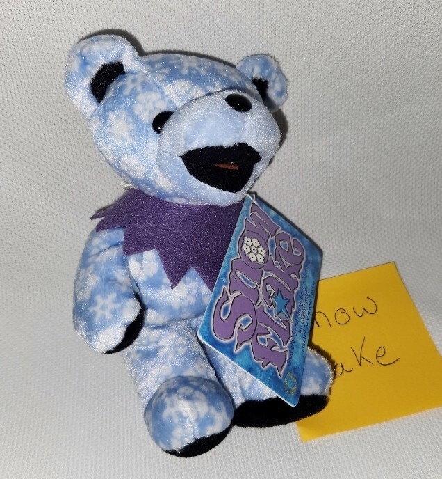 Grateful Dead Bean Bear Liquid Blue 7体 Puff Grateful Dead Bean Bear Collectibles by Liquid Blue 7