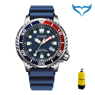 Citizen Promaster Marine BN0168-06L TaucherUhr ArmbandUhr Eco-Drive Herren 20bar