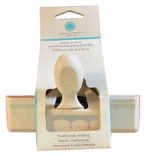 Martha Stewart Crafts  Traditional Scallop Edge Punch  NIP