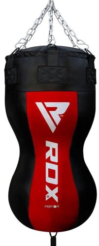 Boxing Punch bag by RDX, Filled Heavy Punch Bag Mitts, Uppercut Kick Boxing Bag - Picture 16 of 28