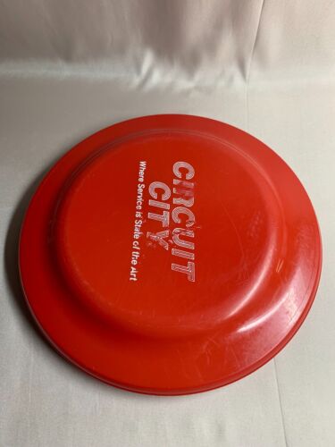 Vintage Circuit City Advertisement Promotional Red Frisbee Style Flying Disc - Picture 2 of 5