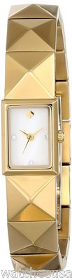 Kate Spade Women's New York Gold Cobble Watch 1YRU0275 