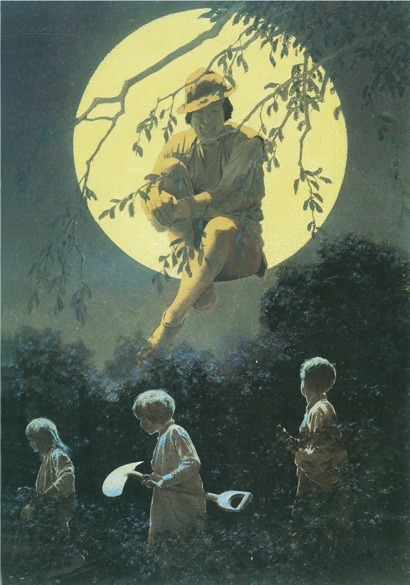 Man in the Moon, Maxfield Parrish, 14