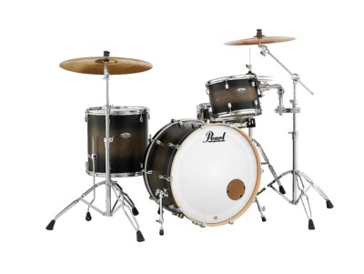 Pearl Decade Maple Satin Black Burst 3pc 24x14/13x9/16x16 Drums Shells | Dealer