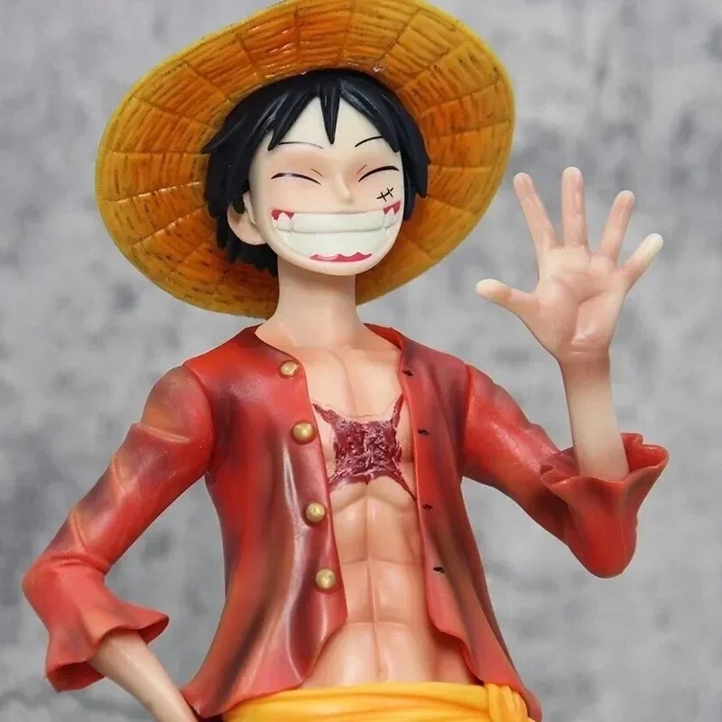 Figurine géante de Luffy Chapeau de Paille pour décoration gaming